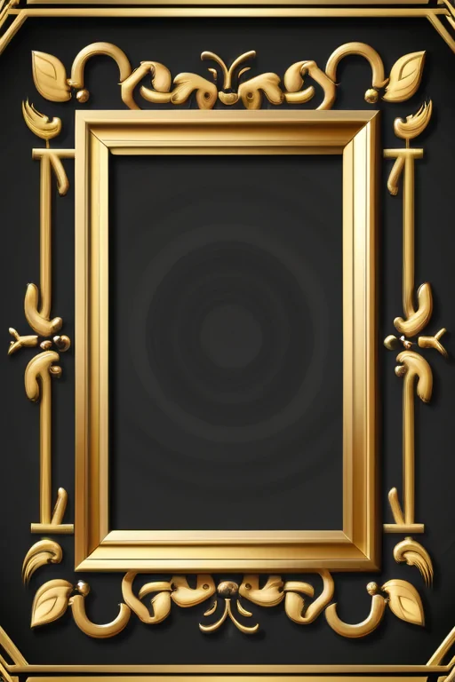 gold frame background