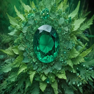 emerald green bg