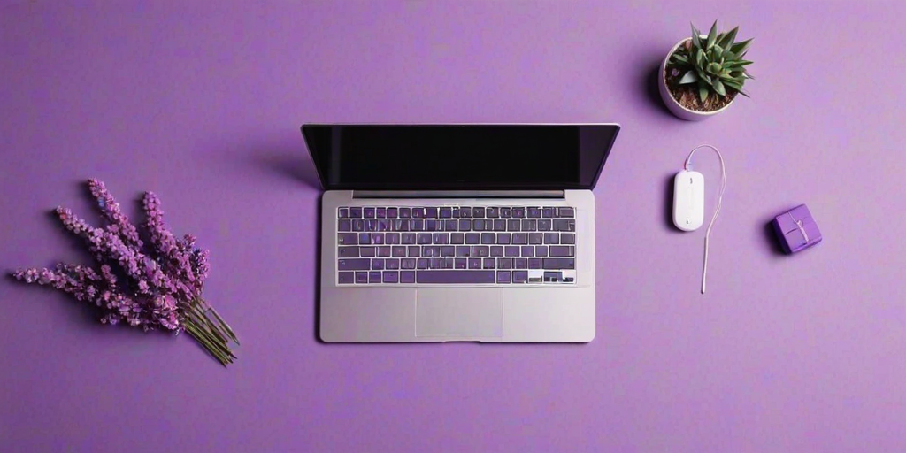 purple aesthetic wallpaper laptop