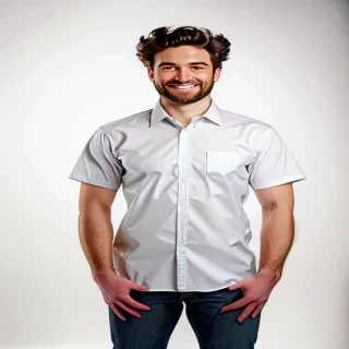 shirt white background