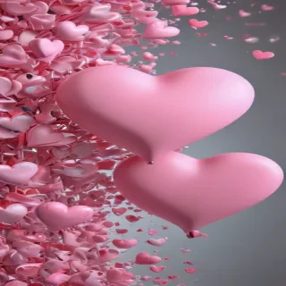 pink hearts png