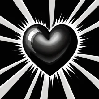 heart png black