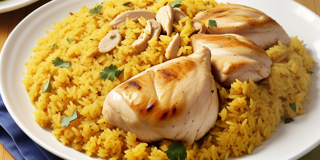 chicken and yellow rice recipe