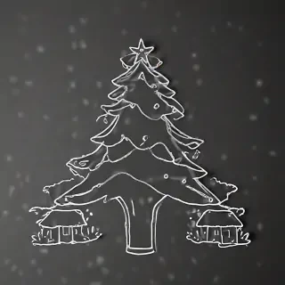christmas outline