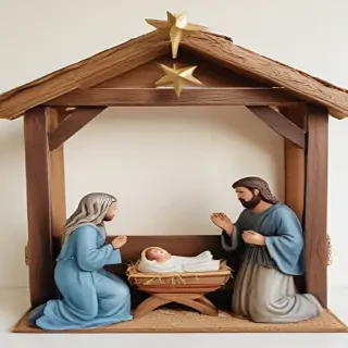 free christmas nativity scene
