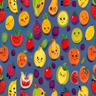 cartoon fruit