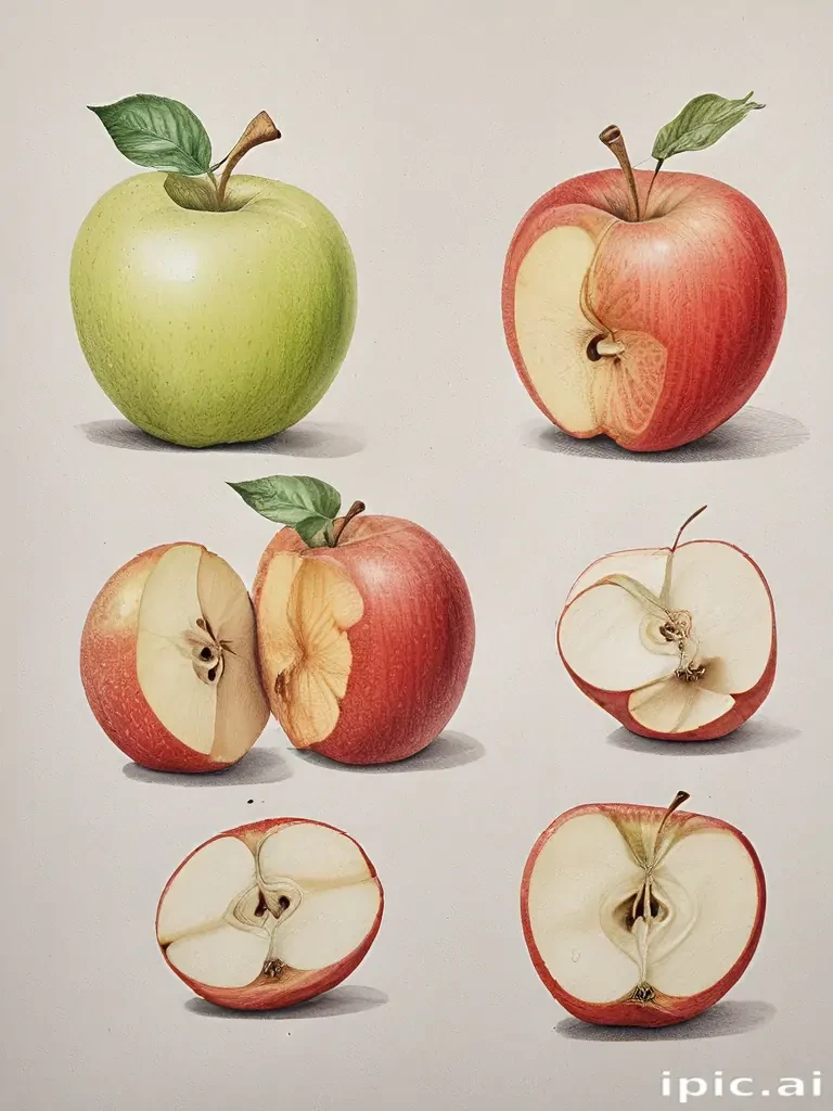 apple drawings