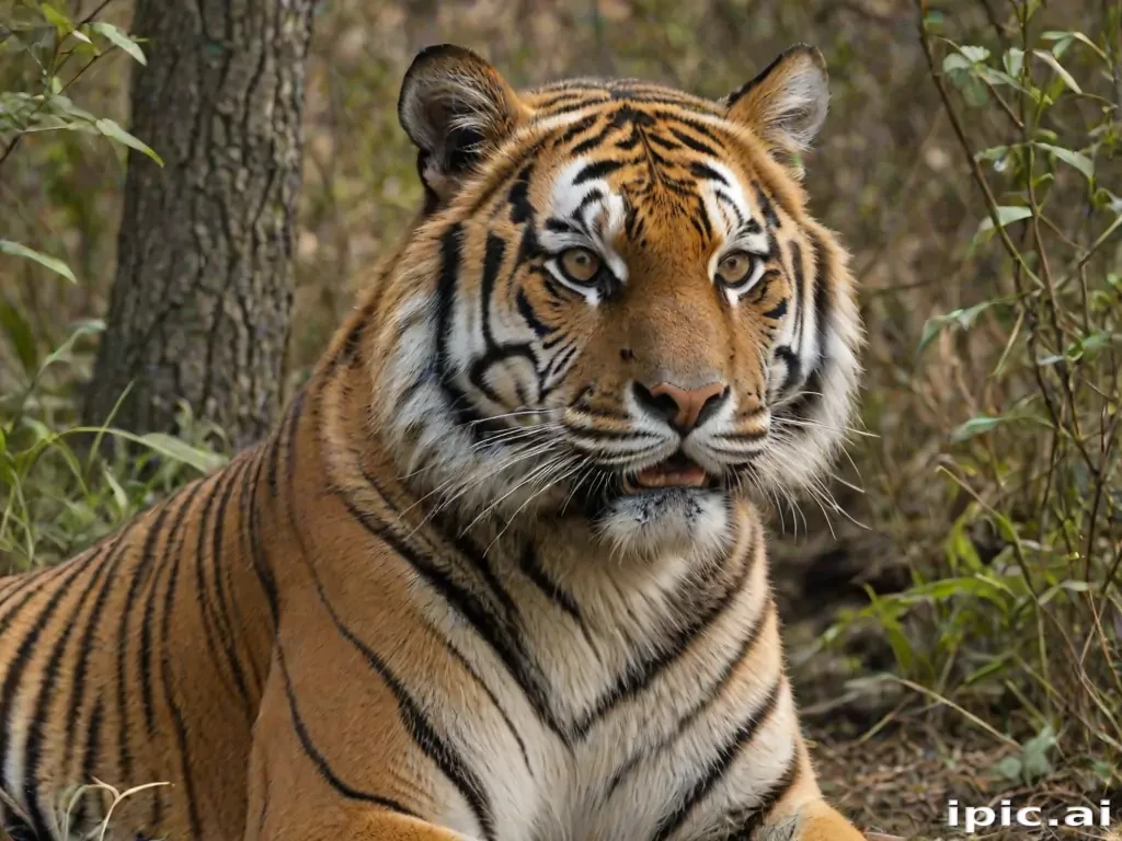 tiger transparent