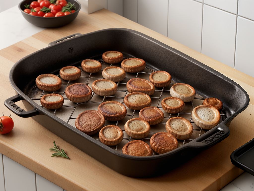 small roasting pan with rack