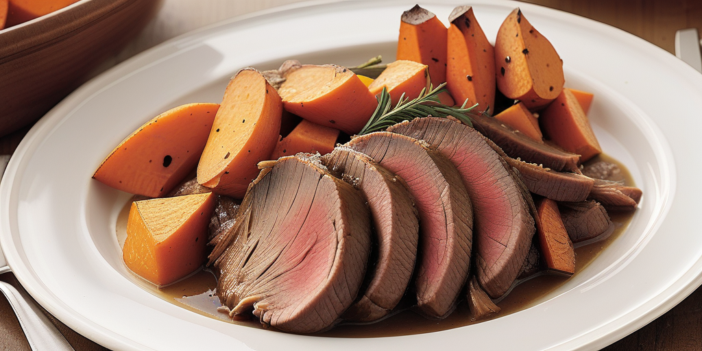 pot roast with sweet potatoes