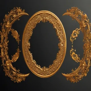 gold circle png