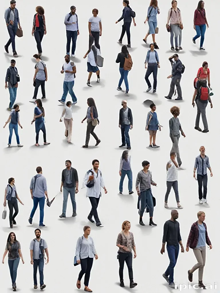 people walk png