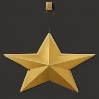 gold star sticker png