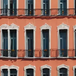background of the house