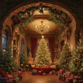 vintage merry christmas