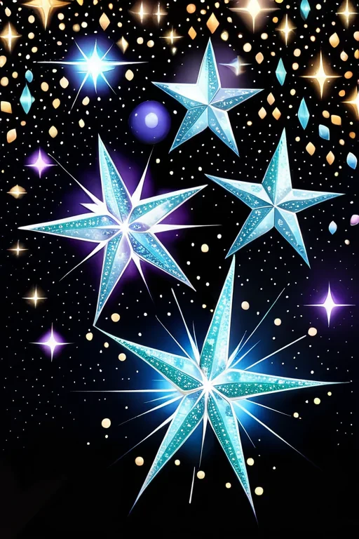 glittering stars png