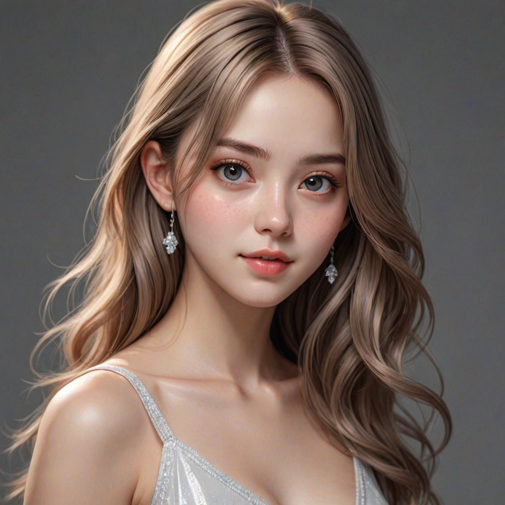 masterpiece,ultra-detailed,best quality,8K,illustration,cute face,clean skin ,shiny hair,girl,ultra-detailed-eyes,simple background