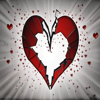 backgrounds broken heart