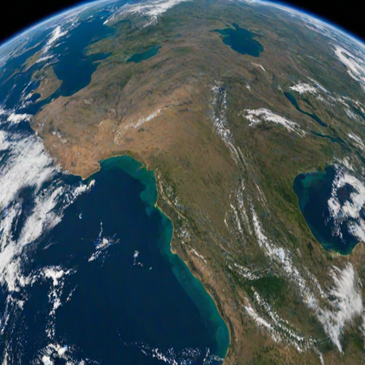 earth from space
