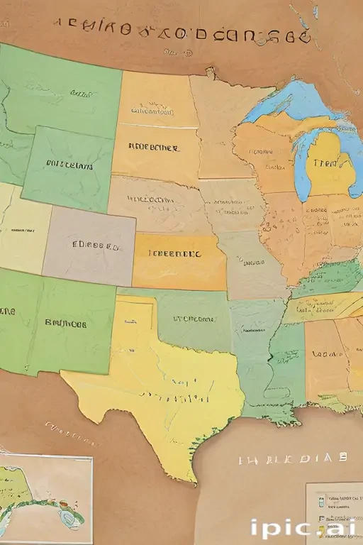 map of the us states