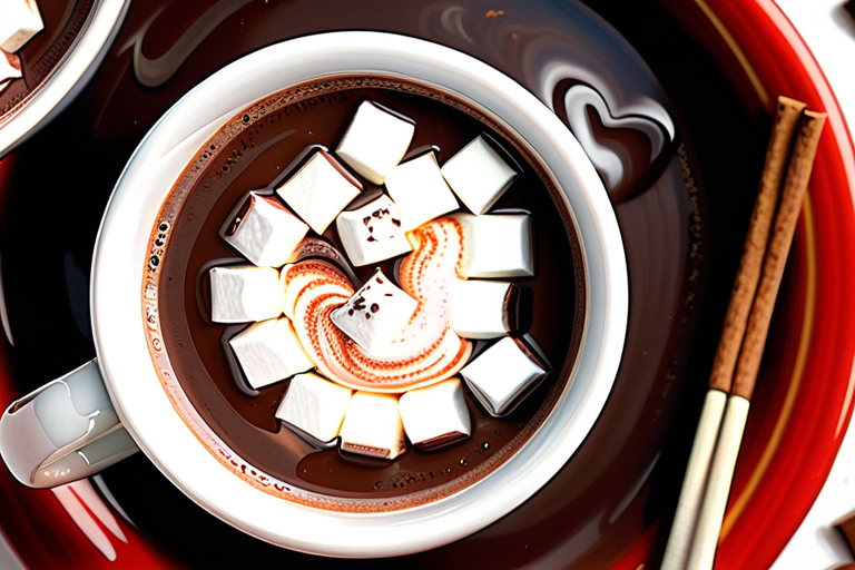 hot cocoa mix in coffee