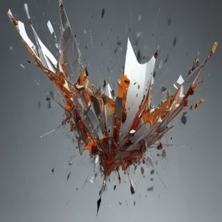 glass shattering png