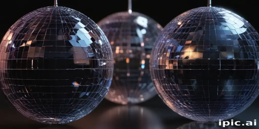 transparent disco balls