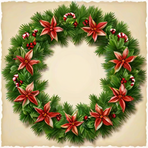 christmas wreath clip art