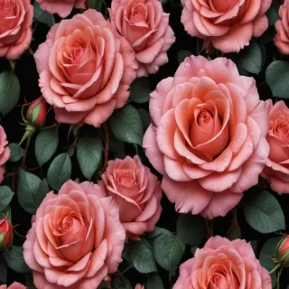 rose wallpaper black