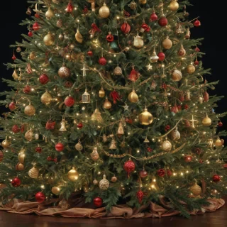 christmas tree no background