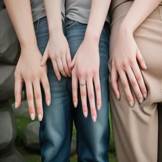 hands of couples