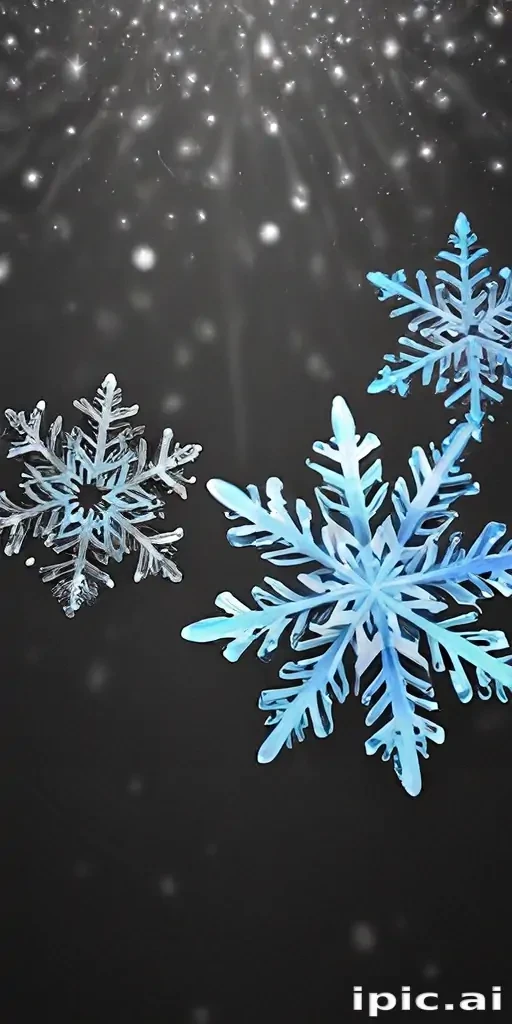snowflakes clipart transparent background