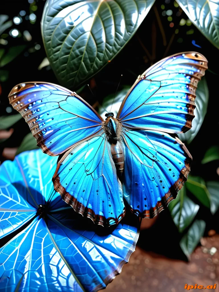 blue morpho butterfly