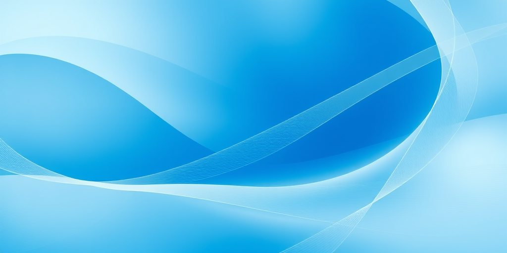 Create an abstract design featuring smooth blue gradients and fine, intricate lines curving across the canvas, captured with a DSLR camera at f/8 aperture, ISO 100, 1/250 sec shutter speed, using a wide-angle lens for a dynamic perspective.