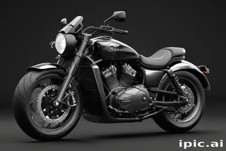 motorcycle clipart black and white