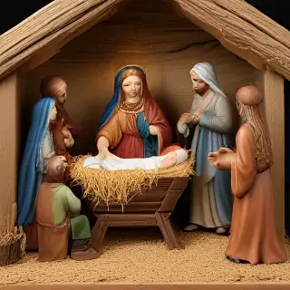 images of the manger scene