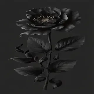 black flower png