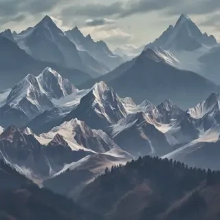 mountains transparent