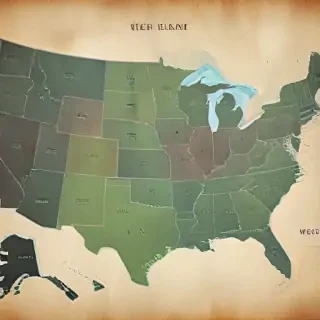 united states map