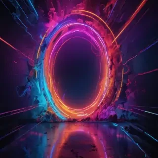 neon colorful background