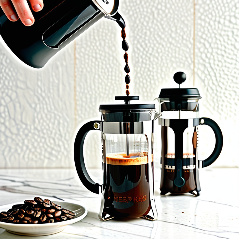 how to brew espresso french press
