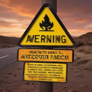 warning sign