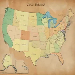 u.s. map