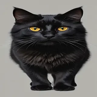 cat black png