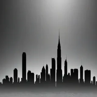 city silhouette png