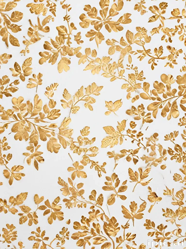 white background gold