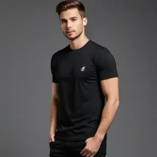 black tee png