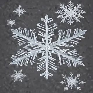 snowflake clipart with transparent background