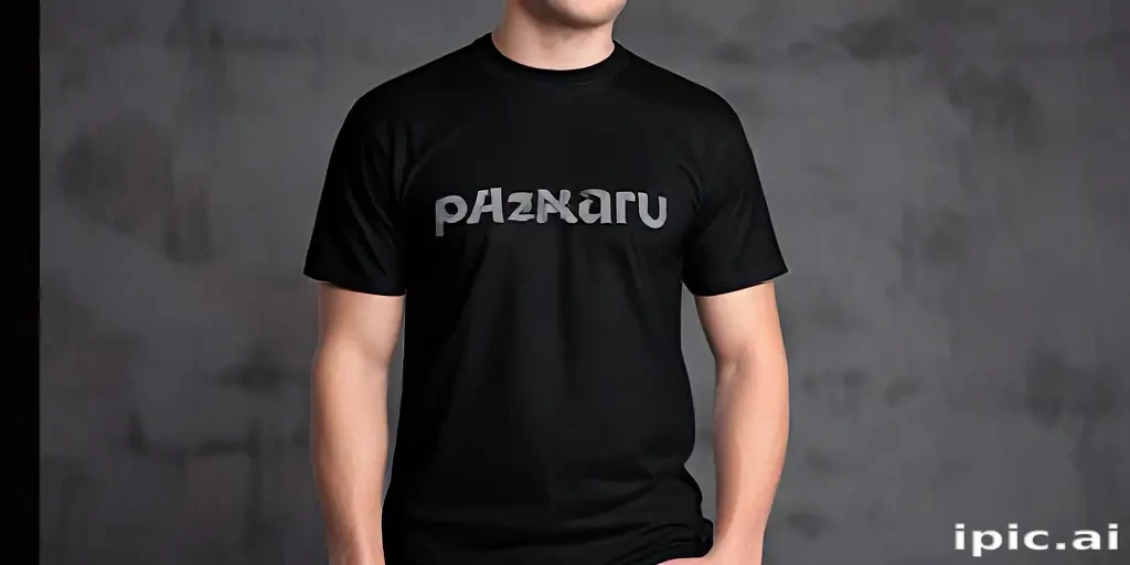 black t shirt mockup free