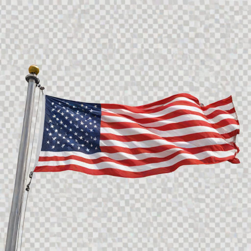 united states flag transparent